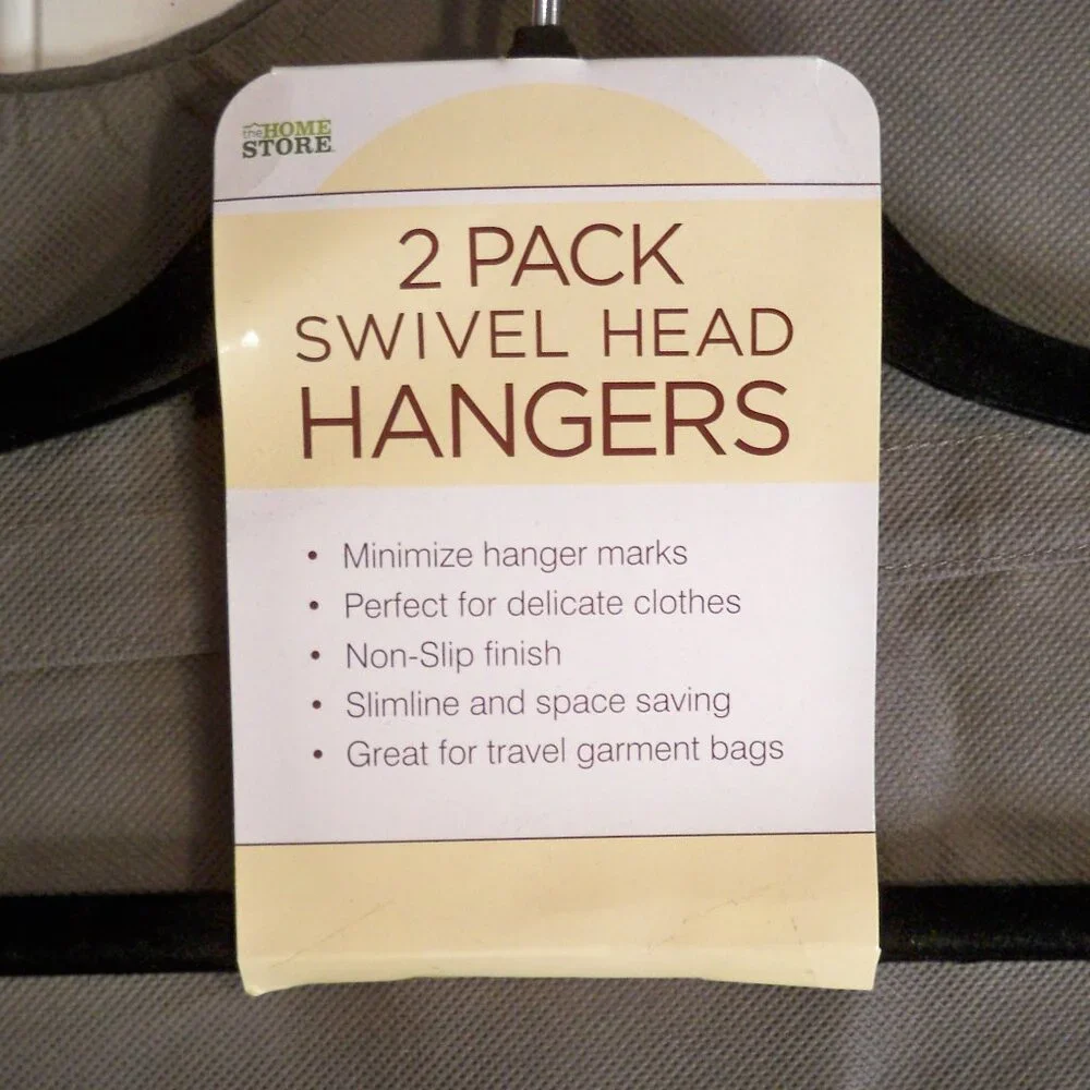 7 Non-Slip Hangers & 8 Though Slot Hanging Organizer